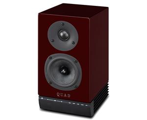 Quad 9AS Active Studio Monitors Bookshelf Speakers - Ruby Red