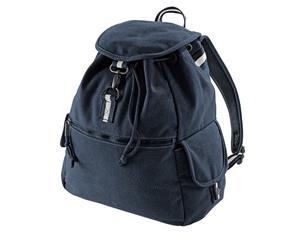 Quadra Vintage Canvas Backpack - 18 Litres (Vintage Oxford Navy) - BC766