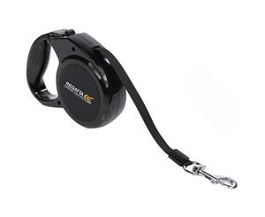 Regatta Extendable Hardwearing Durable Walking Dog Lead - Black