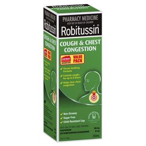 Robitussin Cough & Chest Congestion 250ml Exclusive Size