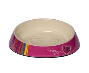 Rogz Fish Cake Cat Bowl Pink Candy