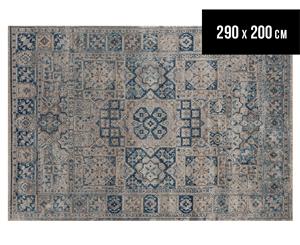 Rug Culture 290x200cm Sophia Breeze Fraction Modern Rug - Bone White