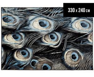 Rug Culture 330x240cm Flight Rug - Black/Aqua