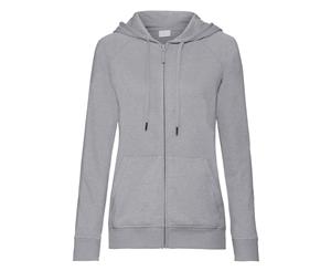 Russell Womens/Ladies Hd Zip Hooded Sweatshirt (Silver Marl) - PC3135