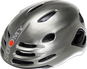 SUOMY SFERA Road Bike Helmet Silver Gloss/Matte Black