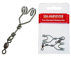 Sea Harvester Two Way Slidebait Swivel Clip Qty 2