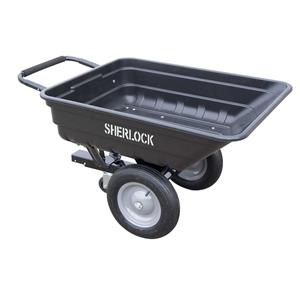 Sherlock 120L Push/Tow Poly Cart