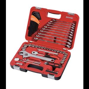 Sidchrome 69 Piece 3/8  Metric / AF Drive Tool Set