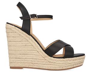 Siren Women's Oprah Sandals - Black Nappa Kid