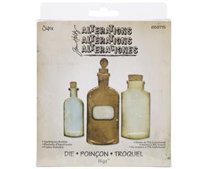 Sizzix Bigz Die By Tim Holtz 5.5&quotX6"-Apothecary Bottles