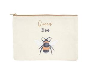 Something Different Queen Bee Makeup Pouch (White) - SD1133