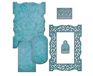 Spellbinders Designer Die-5&quotX7" Flourish Frame