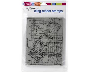 Stampendous Cling Stamps - Ledger Script