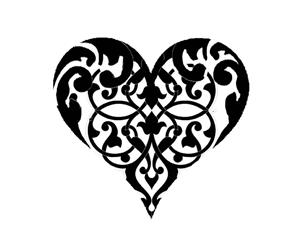 Stamperia Stencil 7.08 inch X7.08 inch Heart