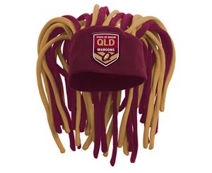 State of Origin QLD Queensland Dreadlock Hat Cap Beanie Game Party Gift