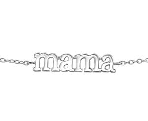 Sterling Silver &quotmama" Bracelet