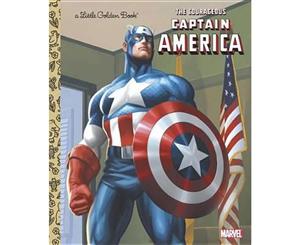 The Courageous Captain America  A Little Golden Book