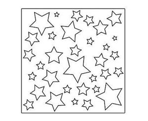 The Crafters Workshop 12X12 Template - Twinkle Twinkle