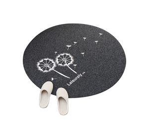 The Print Dandelion Round Mat (Size 80cm x 80cm)