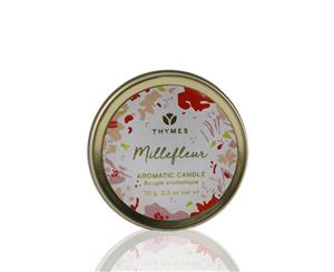 Thymes Aromatic Candle (Travel Tin) Millefleur 70g/2.5oz