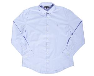 Tommy Hilfiger Men's Button Down Shirt - Blue