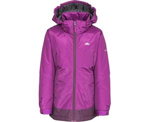 Trespass Girls Rhina Waterproof Windproof Insulated Warm Jacket Coat - Purple Orchid/Potent Purple