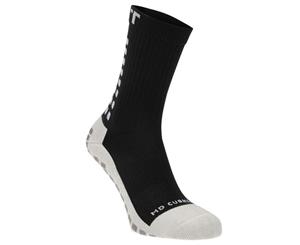 Trusox Men Mid Calf Cushion Crew Socks - Black