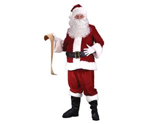 Ultra Velvet Adult Santa Suit Costume