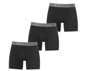 Under Armour Men Cotton 3 Pack Boxers Mens - Black - Black