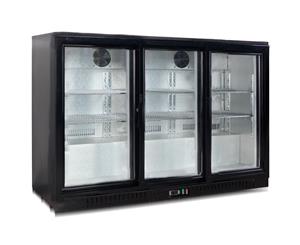 Under Bench Three Sliding Door Bar Cooler