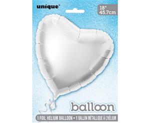 Unique Party Heart Foil Balloon (Pack Of 5) (Silver) - SG16911