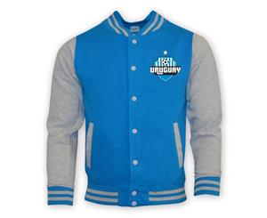 Uruguay College Baseball Jacket (sky Blue)