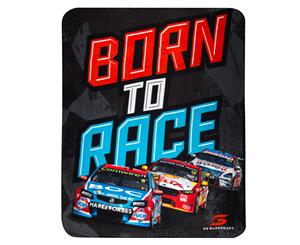 V8 SuperCars 127x152cm Polar Fleece Throw - Born To Race