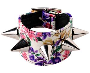 Ventidue Los Angeles Glossy Floral Bracelet - Ivory/ Multi