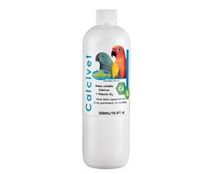 Vetafarm Calcivet Calcium & Vitamin D3 Bird Supplement 500ml (C4210)