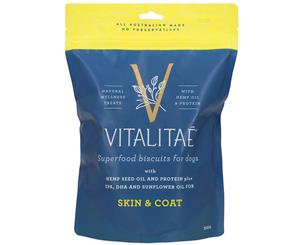 Vitalitae Skin & Coat Superfood Biscuits For Dogs 350g