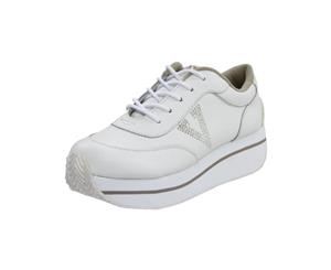 Volatile Womens Expulsion Leather Lace-Up Fashion Sneakers