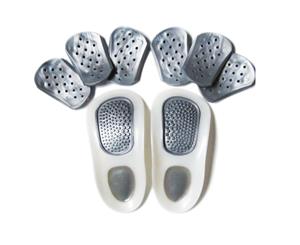 WalkFit Unisex Orthotics Insoles - Platinum Silver