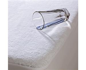 Waterproof Towelling Covered Mattress Protector-double