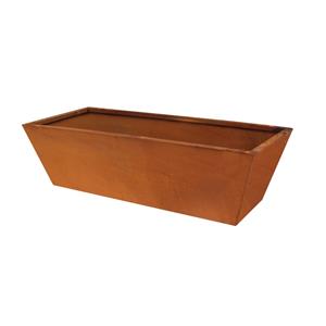 Whites 23 x 80 x 24cm Rectangle Casa Taper Oxy-Shield Planter