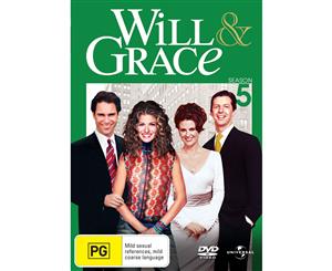 Will and Grace The Complete Series 5 DVD Region 4