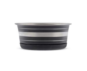 Yours Droolly Stainless Steel Bowl Black