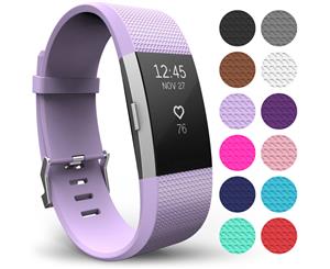 Yousave Fitbit Charge 2 Strap Single (Large) - Lilac