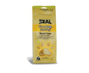 Zeal Free Range Dog Treats Sheep Ears 125g