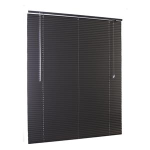 Zone Interiors 120 x 210cm 25mm Aluminium Slimline Dusk Venetian Blind - 1200mm x 2100mm Charcoal