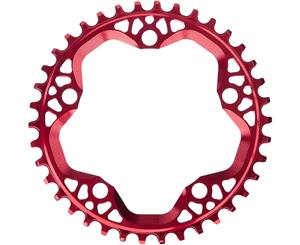 absoluteBLACK CX 130BCD 38T Cyclocross Chainring Red