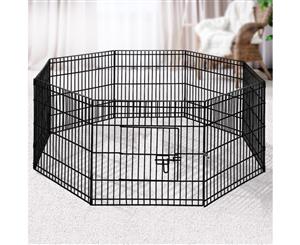 i.Pet 24" 8 Panel Pet Dog Playpen Puppy Exercise Cage Enclosure Fence Play Pen