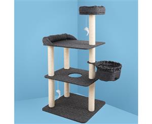 i.Pet Cat Tree Trees Scratching Post Scratcher Tower Condo House Furniture Wood 132cm