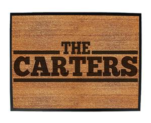 the surname carters - Funny Novelty Birthday doormat floor mat floormat