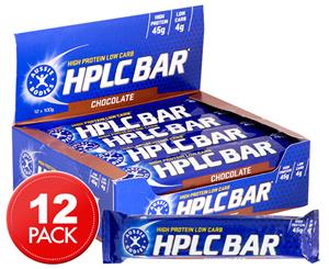 12 x Aussie Bodies HPLC Bars Chocolate 100g